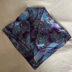 Elegant Paisley Silk Scarf
